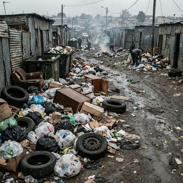 Neglected city street